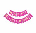 Happy Birthday Banner for Decoration, Wall Hanging Banner for Birthday Party. 