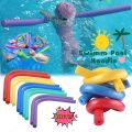 1PCS Swimming Pool Noodle Stick Kids Buoyancy Stick Swimming Aid Foam Stick Colorful Float Aid Solid Foam Kids Adult Pool Acces.
