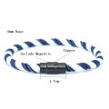 Fashion Fabric Bracelet Men Women Multiple Colors And Sizes Available Black Magentic Buckle Nautical Thread Braslet Accessories. 
