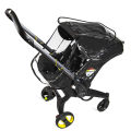 Baby Stroller 3 in 1 Raincoat Thickened Transparent EVA Vision Rain cover For Doona & FooFoo Baby Stroller Accessories.