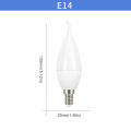 10pcs E27 E14 Led Bulb 220V Candle Bulb Energy Saving Lamp 3W 6W 9W 12W Led Chandelier Light Spotlight Led for Home Decoration. 