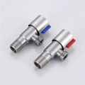 Stainless steel triangle valve, hot and cold water inlet valve for toilet, water heater, kitchen sink, triangle valve. 