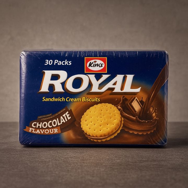 Royal Sandwich Biscuits – Chocolate Flavoured – Pack of 30 PCs + Free ...