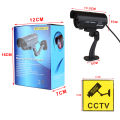 Fake Camera Outdoor Indoor CCTV Surveillance Simulation Dummy Camera With Flashing LED Light Home Security Protection Bullet Cam. 
