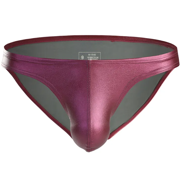 Male's%20Briefs%20Faux%20Leather%20Jockstrap%20Stretch%20Briefs%20Pouch%20Panties%20Underwear%20Low%20Waist%20Soft%20Male%20Underpants%20-%20Image%204