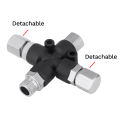 3-Way Airbrush Air Hose Adapters Splitter Manifold Airbrush Accessories Multi Use Airbrush Fittings 1/8" with Adjust Knob Valve. 