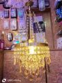 1 light crystal chandelier new fanoos best quality. 