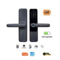 Tuya WiFi Smart Fingerprint Door lock for home apartment and hotel can control from mobile app. 