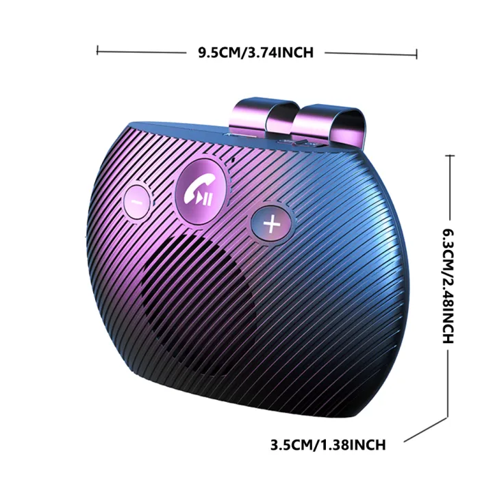 V5.3%20Bluetooth%20Speaker%20Handsfree%20Car%20Kit%20Sun%20Visor%20Clip%20Wireless%20Audio%20Receiver%20Connect%20Support%20Two%20Mobile%20Phones%20-%20Image%206