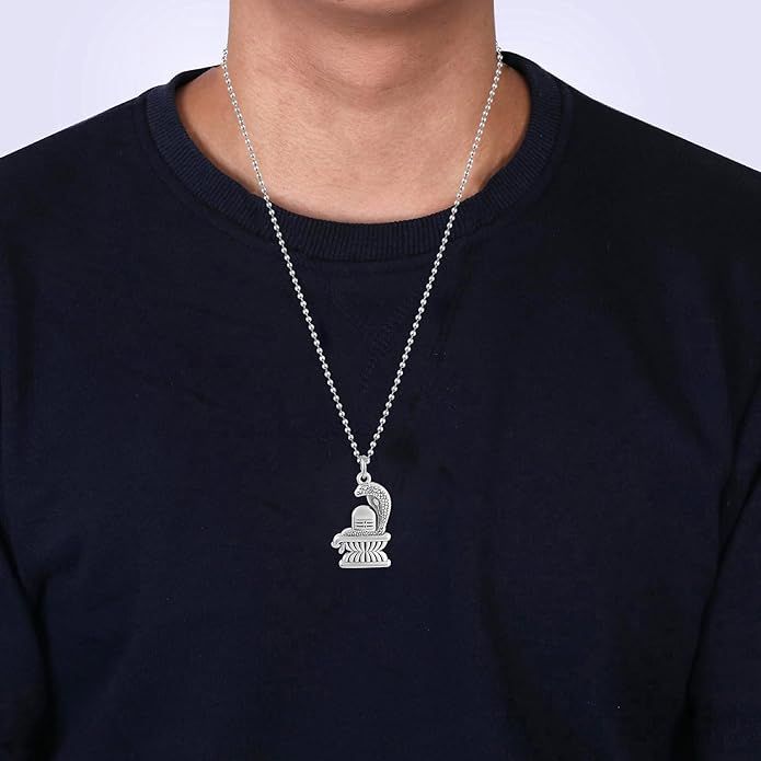 1%20Set%20-%20morir%20Brass%20Silver%20Plated%20Shivling%20Shivlingam%20with%20Snake%20Pendant%20Locket%20Temple%20Religious%20Jewellery%20For%20Men%20&%20Women%20-%20Image%202