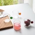 100ml Espresso Cups Small Cups Home Glass Ball Handle Coffee Cup Tea Water Cup Saucer Steak Juice Bucket Table Decor. 