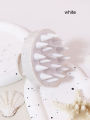 1PCS scalp massage shampoo brush, soft silicone hair used to remove dandruff and exfoliate. 