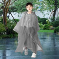 Non-disposable Rain Jacket Rain Ponchos EVA Thickened Waterproof Adult Men Women Children One-Piece Raincoat For outdoor Hiking.