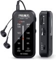 PRUNUS Pocket Radio Mini walkman AM FM Radio Hand Stereo Portable Radios Portable Music Playe AAA Batteries with Headphones. 