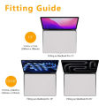 Microfiber Liner Clean Cloth with Screen Keyboard Imprint Protection for MacBook Keyboard Dustproof Cloth Air15' /15'Pro 13'/14'.