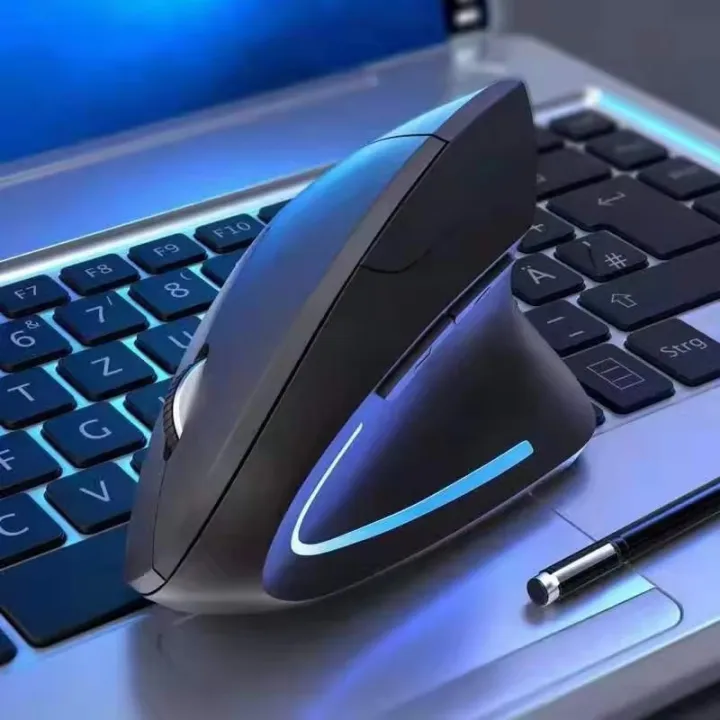 HOMEFISH%20Vertical%20Mouse%20Ergonomic%202.4GHz%20Wireless%20Optical%20Mice%203%20Adjustable%20DPI%20800/1200/1600%206%20Buttons%20for%20Laptop%20PC%20Computer%20-%20Image%202
