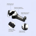 2Pcs 2-in-1 Car Seat Hook Phone Holder: 360° Rotatable, Secure Lock, Soft Silicone, ABS, Hidden Design, Fits 2.1-3.9" Phones.