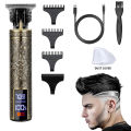 T9 Vintage Hair Trimmer for Men Professional Hair Cutting Machine Cordless Beard Trimmer for Home Travel Cordless Hair Clipper. 