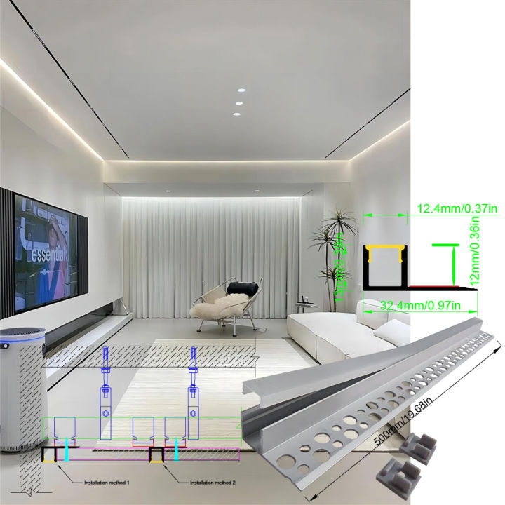 Embedded%20LED%20Aluminium%20Profiles%2005m%20DIY%20Joint%20Ceiling%20Wall%20Gypsum%20Board%20Commercial%20Home%20Showroom%20Black%20White%20Cover%20-%20Image%207