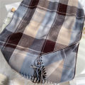 2025 New Stripe Plaid Women Scarf Elegant Stylish Imitation Cashmere Shawl Winter Pashmina Versatile Warm Wrap Scarf. 