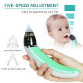 Nasal Aspirator Baby Electric Nose Cleaner Children Obstruction Rhinitis Cleaner Cleaning Booger Silicone  Suction Nozzle. 