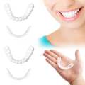 Teeth Braces Snap On Smile Veneers | Transparent Veneer Teeth Cover | Artificial & Fake Teeth Braces for Gap, Overbite, Girls | Snap On Teeth Upper & Lower | Invisible Silicone Dental Veneer in Pakistan. 