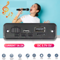6W Bluetooth Amplifier Board MP3 Player Module with USB TF FM Radio 3.7V-5V Audio Power Amplifier for Car DIY Speaker Project.