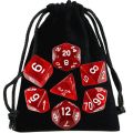 DND Dice Polyhedral Dice RPG High Quality Transparent Dice Game Set Various Wonderful Colours For DND RPG Board Game Party Games.