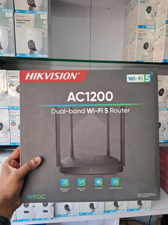 Hikvision AC1200 Gigabit Port Wireless Router DS-3WR12C | Daraz.com.np