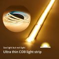 LED Light Strip USB Touch Sensor 5V COB Diode Tape Dimmer Backlight DIY High Density Linear Lightings Lamp Ribbon For Home Decor. 