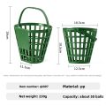 PGM Portable Golf Basket Excluding Ball Environmentally Friendly PP Can Hold 50 Balls.