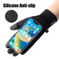 Winter Flip Open Two Finger Gloves Men Women Warm Touch Screen Gloves Outdoor Windproof Cycling Skiing Fishing Gloves. 