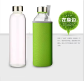 Glass Water Bottles With Fabric Covers 500ml-Multicolour.