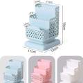 Top Quality Office Organizer ( Height 6 inch Width 3 inch Length 4 Inch ) Desktop Pen Storage Box Pencil Brush Pot Pen Holder Makeup Brush Plastic Container Desk Organizer. 
