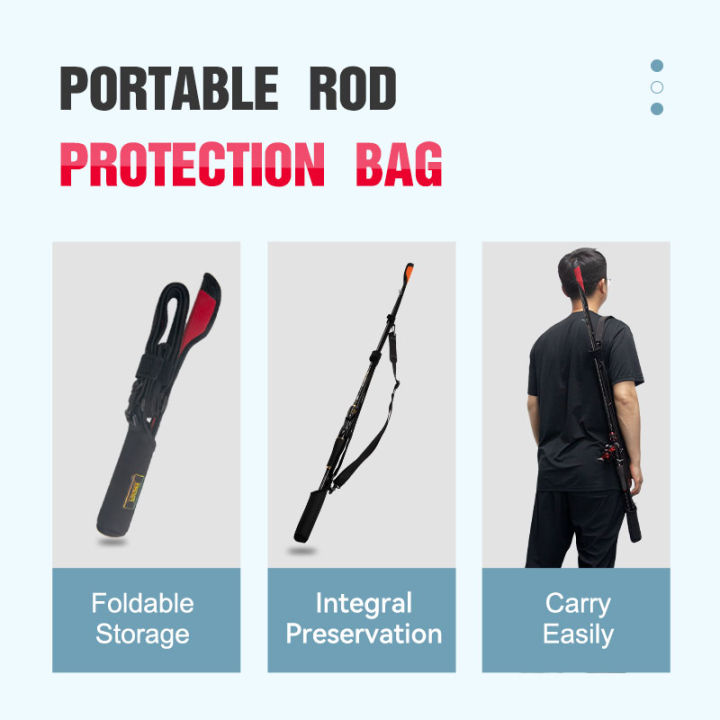 Kingdom%20Spinning%20Fishing%20Rods%2073cm-152cm%20Casting%20Rod%20Protection%20Rope%20Length%20Adjustable%20For%20Protection%20Rods%20Cap%20Pole%20Storage%20Bag%20-%20Image%204