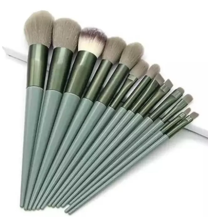 13%20pcs%20Portable%20Makeup%20Brush%20Pack%20Set-In%202%20Colors%20Pcs%20Makeup%20Brush%20Set%20With%20Storage%20Pouch%20For%20Women%20-%20Image%206