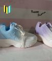 Women's Sneakers Fashion Chunky Sole Sports Joggers High Heel Casual vulcanize Shoes for Girls BTS KPOP purple shoes. 