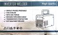 Inverter Welding Machine – IGBT Inverter Welding Machine – 250A MMA ARC Welder – Portable Single Phase, Fan-Cooled, ARC Force Control, Thermostatic Protection – Heavy Duty Electric Welding Plant for Home & Industrial Use. 