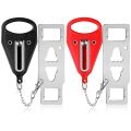 Security Portable Door Lock Latch No Drill Manual Hotel Room Devices For Add Security Holes Removable For Travel Safety. 