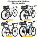 NEWBOLER Bicycle Rear Seat Rack Adjustable Aluminum Alloy MTB And Gravel Bike Bike Carrier Passcode Lock Bike Bag Bikepacking. 