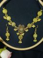 Antic choker set including choker and earrings - Oxidized metal jewellery.