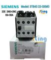 Siemens auxiliary contract  3TB43  22-OXMO (22E 2NO+2NC) ith=30A original. 