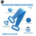 SP High Quality Back Cleaning Shower Strap, Silicone Back Scrubber Soft Bath Towel Bath Belt.. 