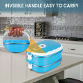 Thermal Lunch Box Bento Lunch Box with Stainless Steel Thermal Insulation, 2 Layer of Food Containers Leak Proof For Kids, Adult. 