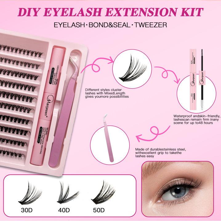 DIY%20Lashes%20Extension%20Kit%20Eyelashes%20200%20PCS%20Clusters%20Lash%20Bond%20and%20Seal%20Makeup%20Tools%20for%20Gluing%20%20Lashes%20Gluing%20Glue%20%20Accessories%20-%20Image%203