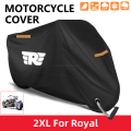 Motorcycle Cover Waterproof Outdoor Scooter UV Protector Dust Rain Cover For Royal Enfield Bullet/Meteor/Classic 350 500. 
