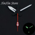 Black Watches Pointers C3 Luminous Replacement Accessory Parts Fits For NH35 4R35 4R36 7S Automatic Movement Watch Hands. 
