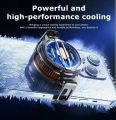 Memo CX07 Magnetic Semiconductor Phone Cooler - RGB Radiator Cooling Fan for Gaming.