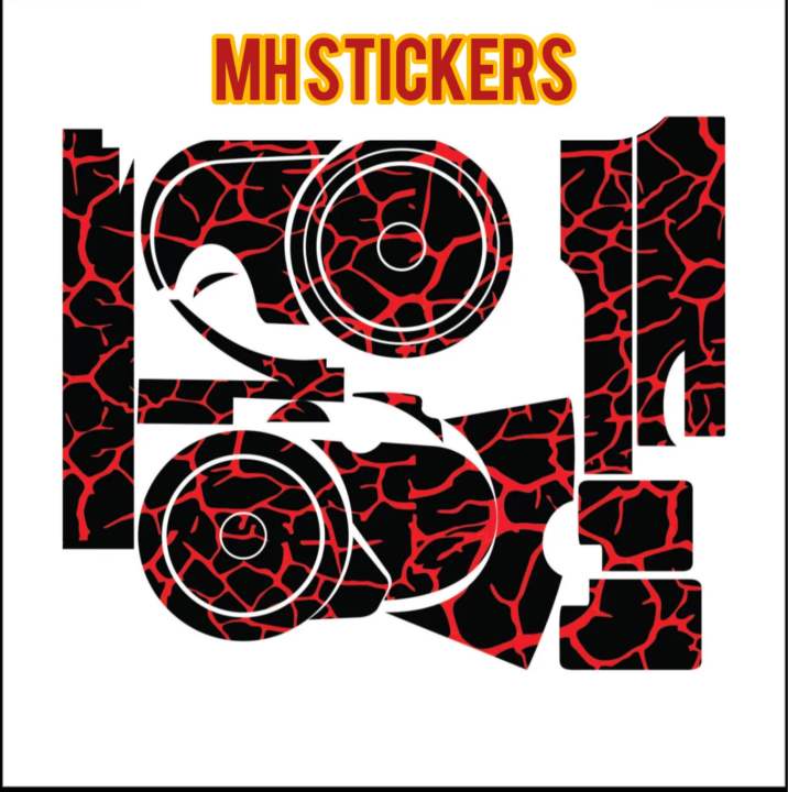Engine kit fancy pvc Stickers For all 70cc Bikes Engine Sticker Kit 70, Engine Sticker Kit 125, Fancy Engine Sticker Kit 70, Silver Engine Sticker Kit, Engine Sticker Kit 70 Silver,