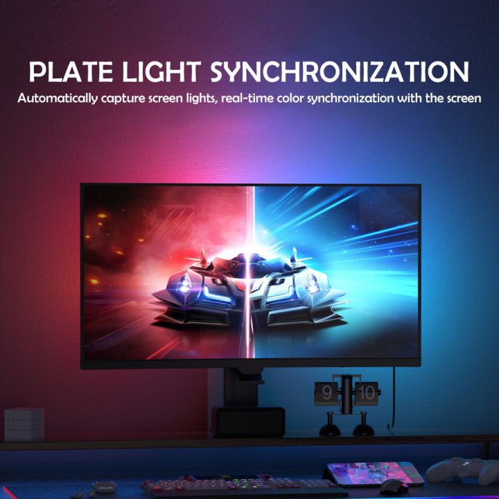 RGB%20Gaming%20Lights%20Strip%20Monitor%20Backlight%20LED%20Display%20Sync%20PC%20Atmosphere%20Screen%20APP%20Music%20Synchronization%20Decor%20Game%20Room%20Party%20-%20Image%207